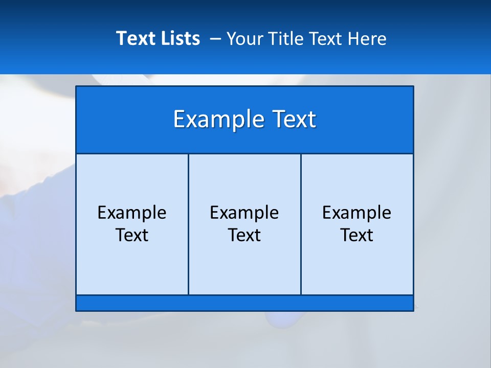 A Person In Blue Gloves Holding A Piece Of Plastic PowerPoint Template