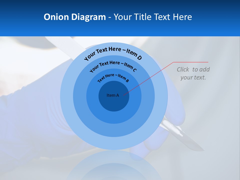A Person In Blue Gloves Holding A Piece Of Plastic PowerPoint Template