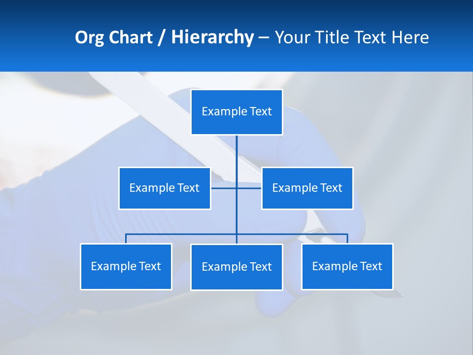A Person In Blue Gloves Holding A Piece Of Plastic PowerPoint Template