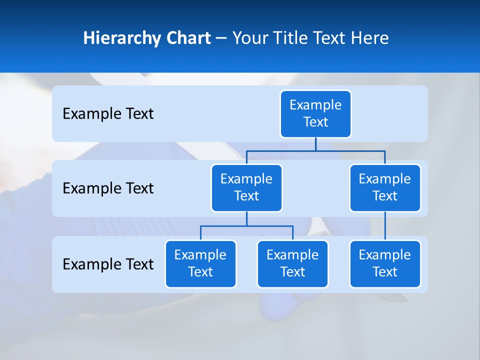 A Person In Blue Gloves Holding A Piece Of Plastic PowerPoint Template