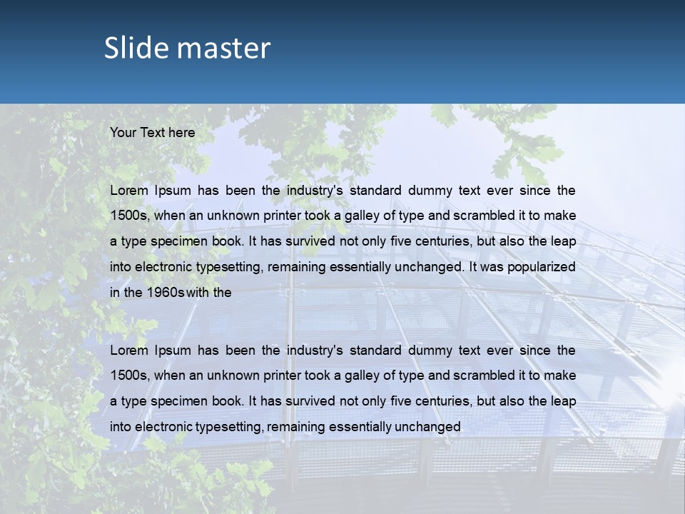 Building Clear Technology PowerPoint Template