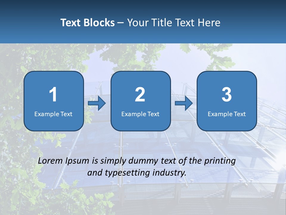 Building Clear Technology PowerPoint Template