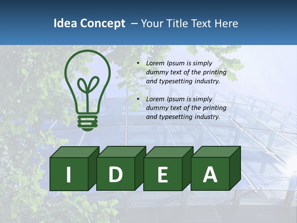 Building Clear Technology PowerPoint Template