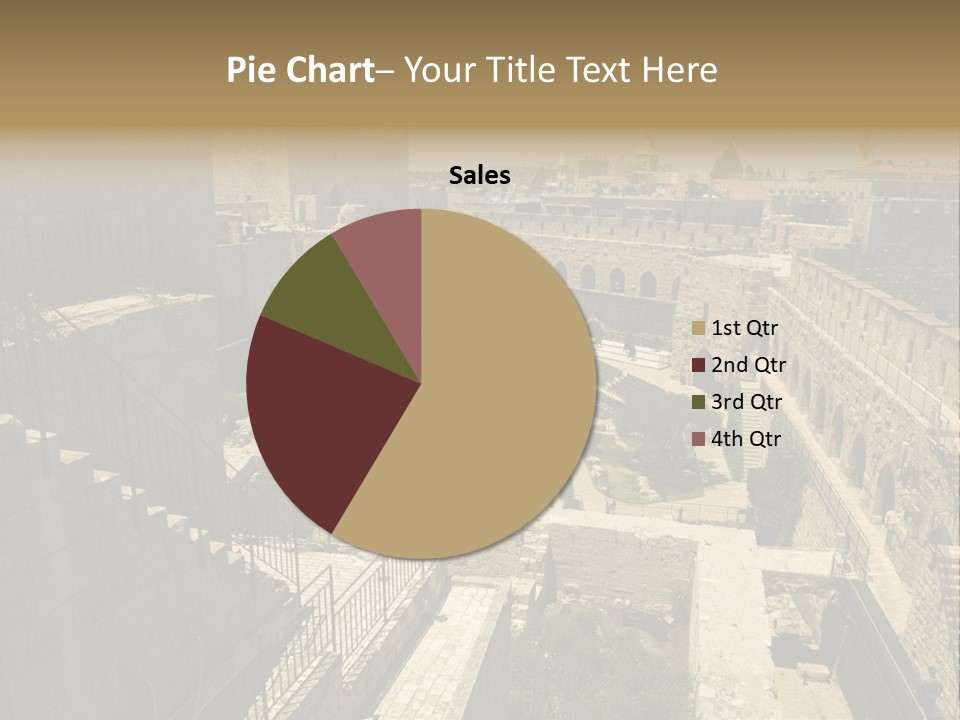 Cityscape Wall Jerusalem PowerPoint Template