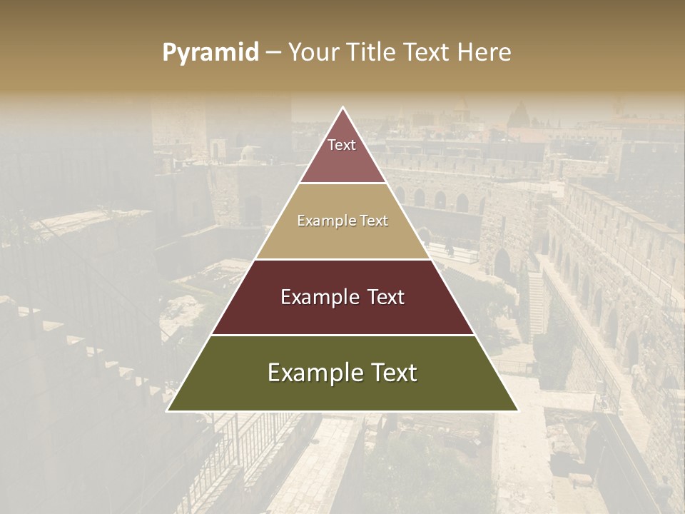 Cityscape Wall Jerusalem PowerPoint Template