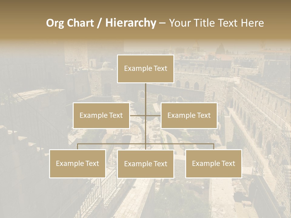 Cityscape Wall Jerusalem PowerPoint Template