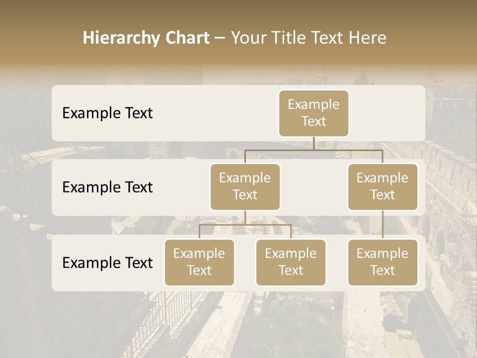 Cityscape Wall Jerusalem PowerPoint Template