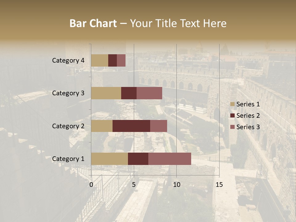 Cityscape Wall Jerusalem PowerPoint Template