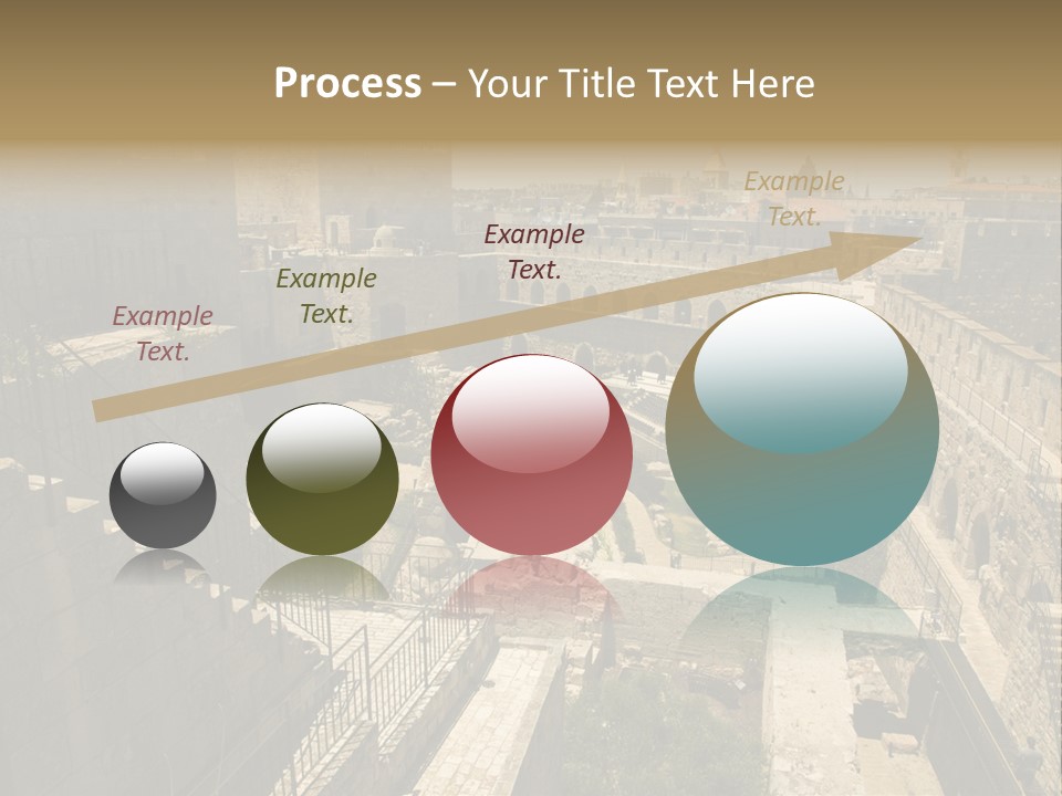 Cityscape Wall Jerusalem PowerPoint Template