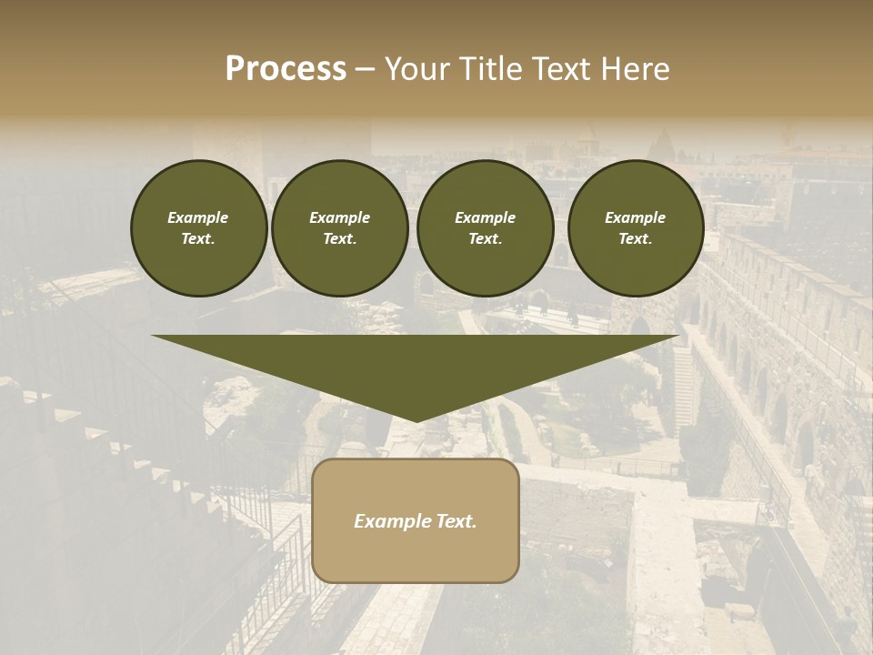 Cityscape Wall Jerusalem PowerPoint Template