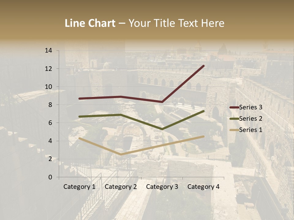 Cityscape Wall Jerusalem PowerPoint Template