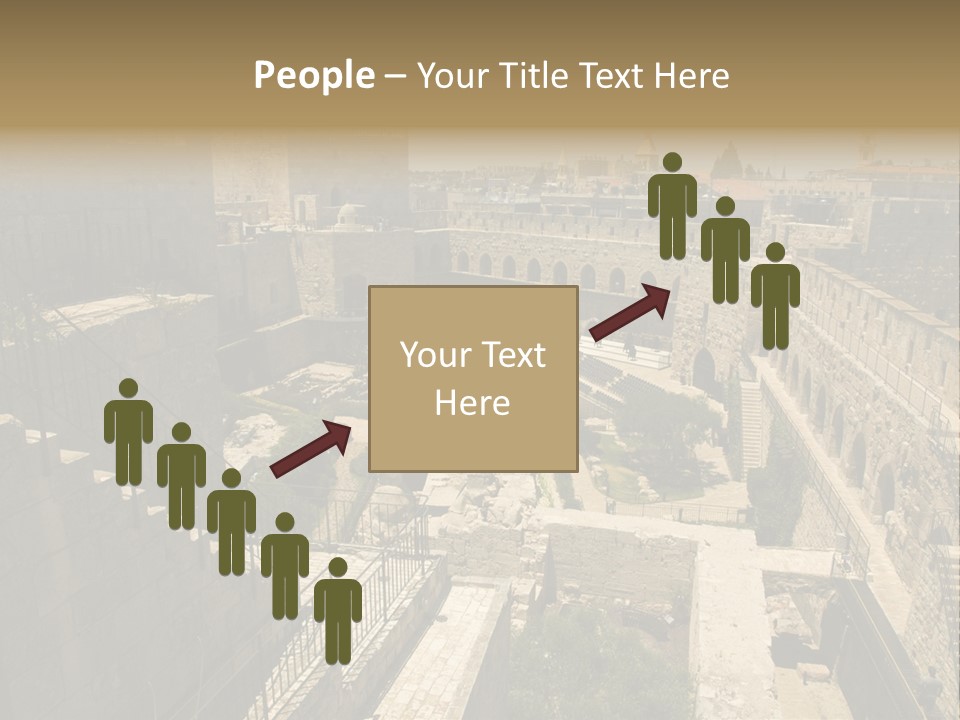 Cityscape Wall Jerusalem PowerPoint Template