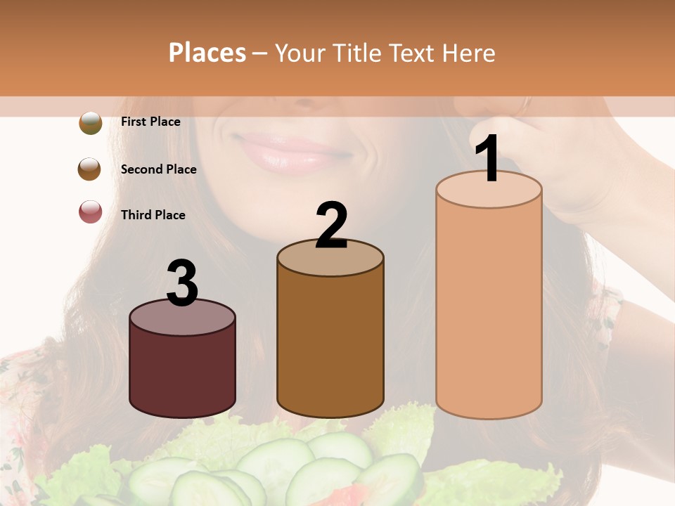 Summer Funny Salad PowerPoint Template