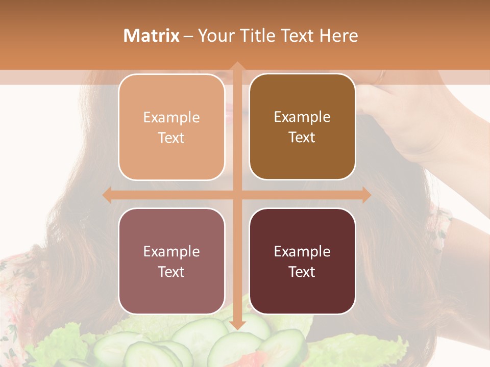 Summer Funny Salad PowerPoint Template