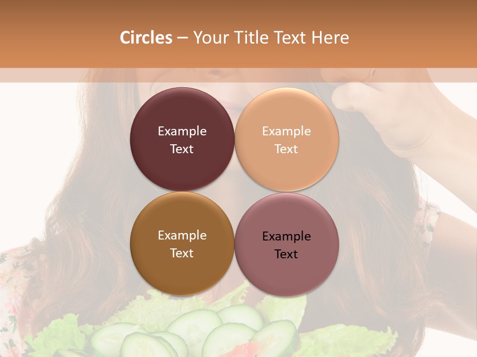 Summer Funny Salad PowerPoint Template