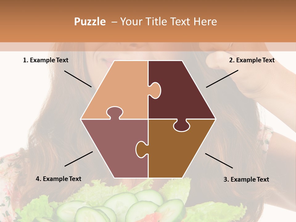 Summer Funny Salad PowerPoint Template