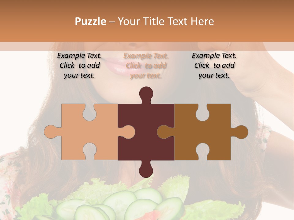 Summer Funny Salad PowerPoint Template