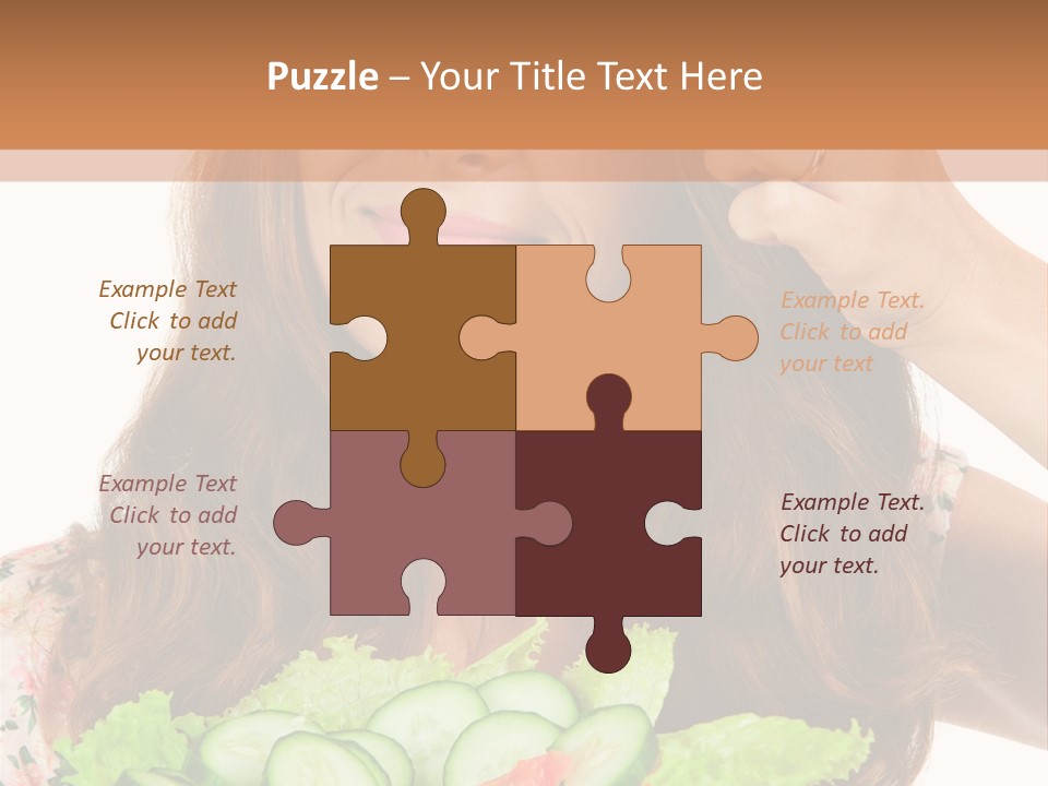 Summer Funny Salad PowerPoint Template