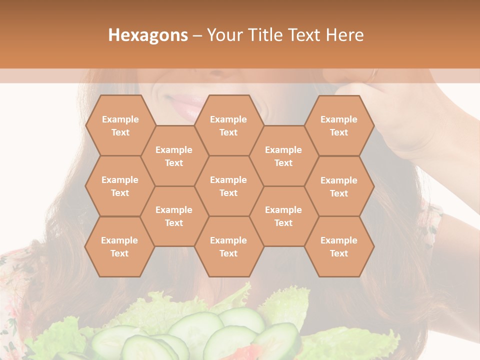 Summer Funny Salad PowerPoint Template