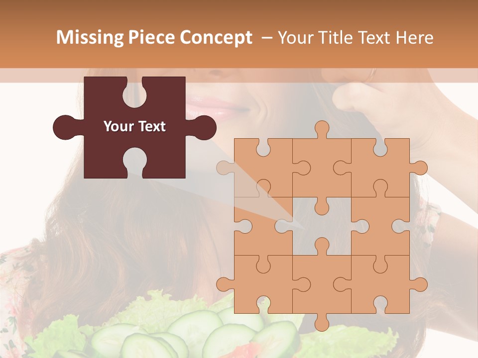 Summer Funny Salad PowerPoint Template