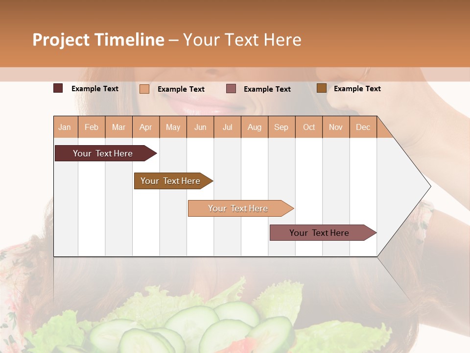 Summer Funny Salad PowerPoint Template