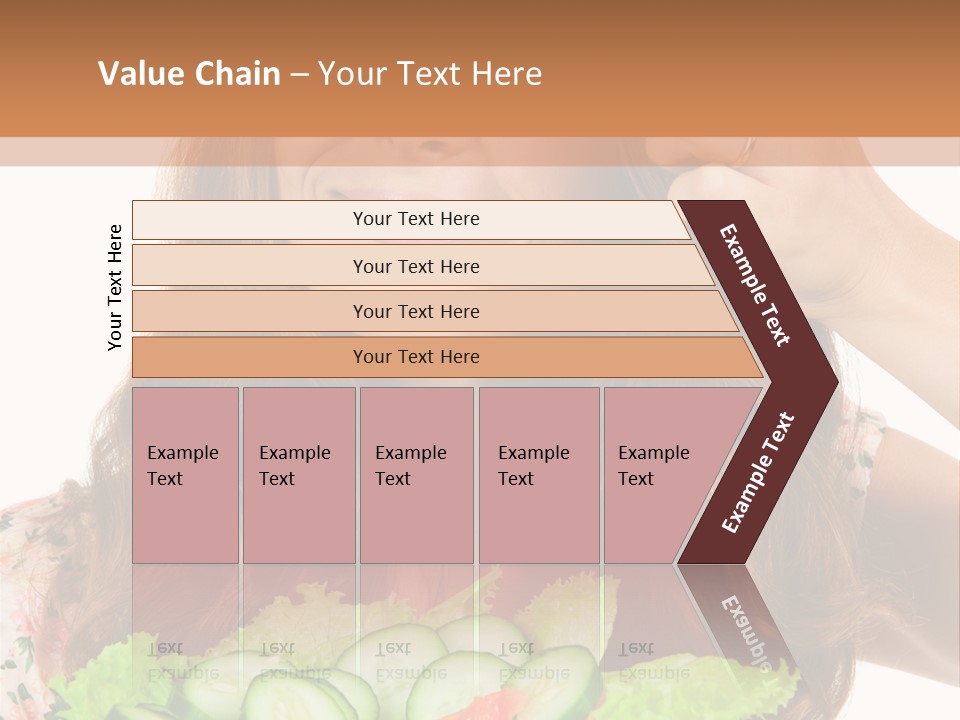 Summer Funny Salad PowerPoint Template