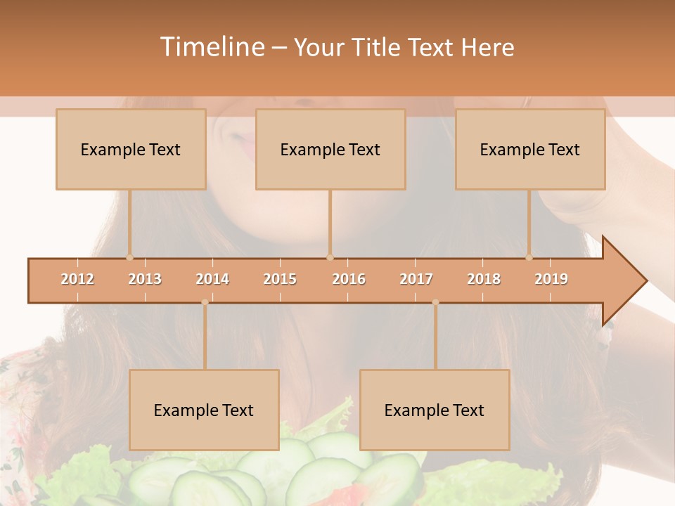 Summer Funny Salad PowerPoint Template
