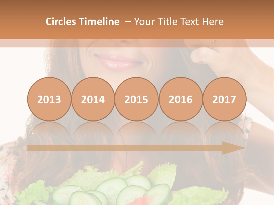 Summer Funny Salad PowerPoint Template