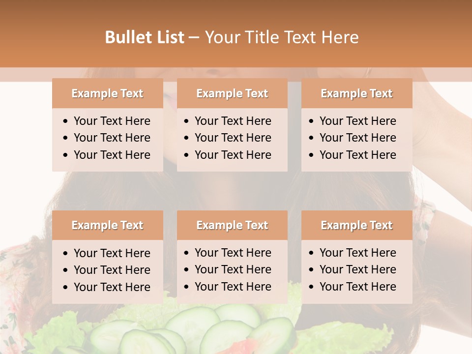 Summer Funny Salad PowerPoint Template