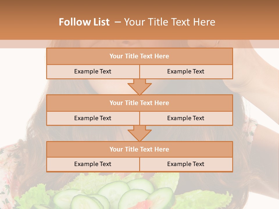 Summer Funny Salad PowerPoint Template