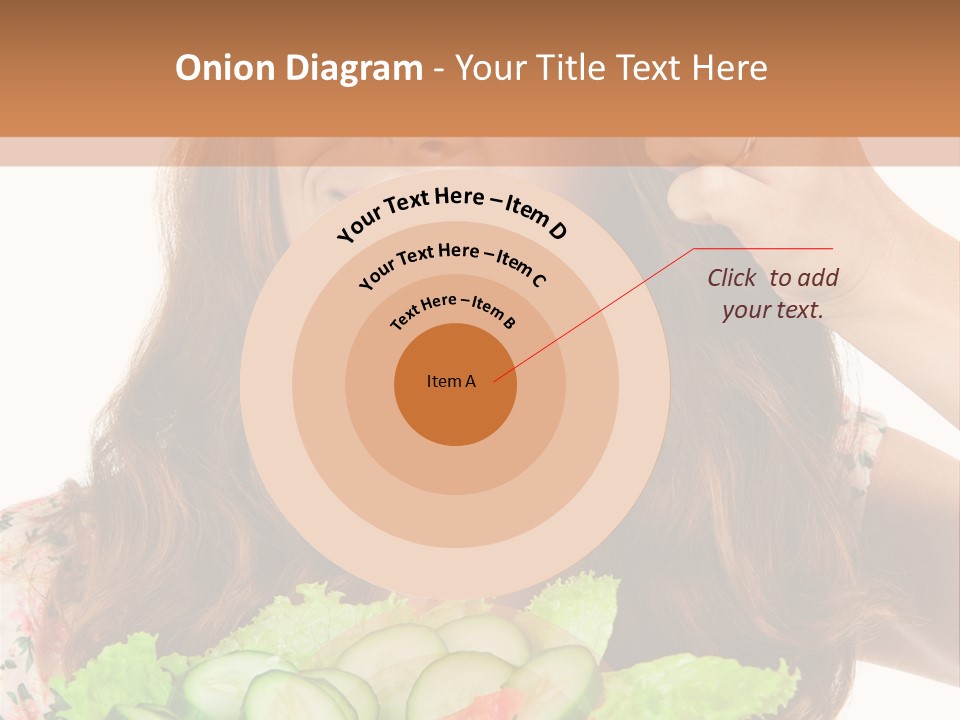 Summer Funny Salad PowerPoint Template