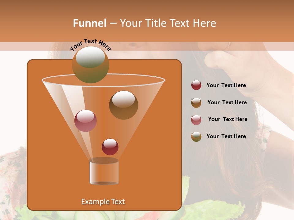 Summer Funny Salad PowerPoint Template