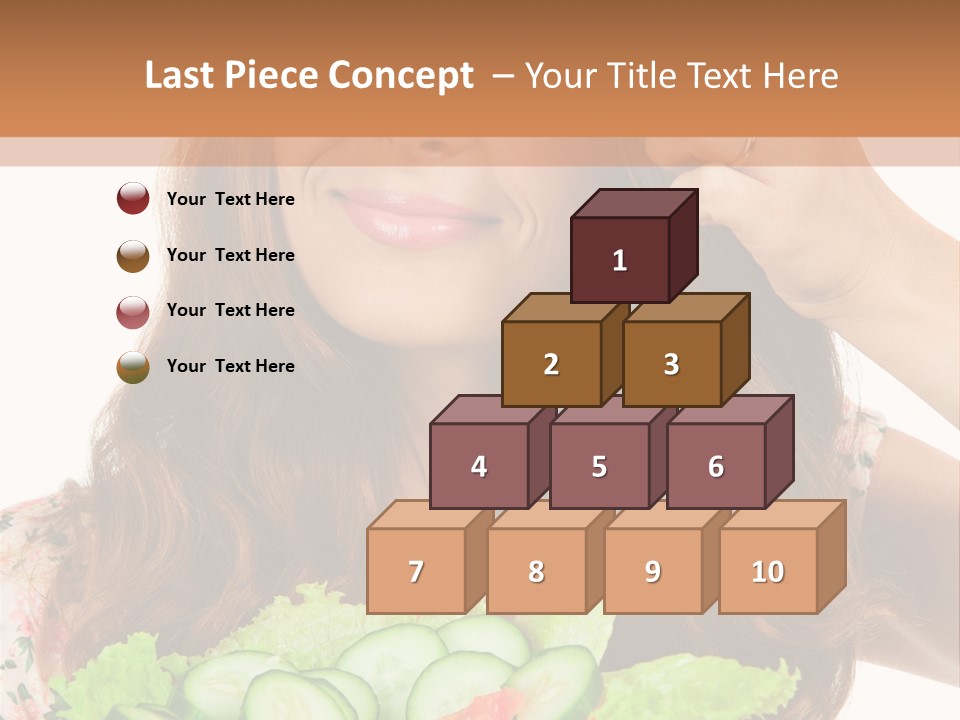 Summer Funny Salad PowerPoint Template