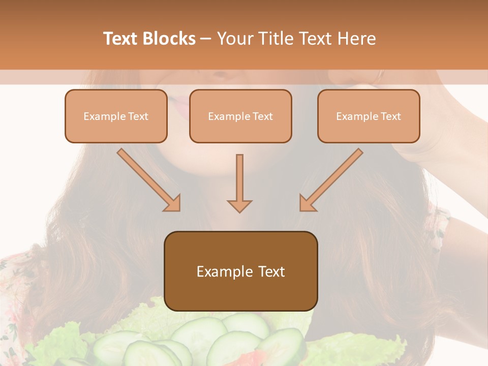 Summer Funny Salad PowerPoint Template