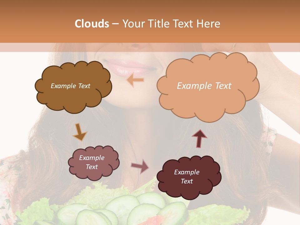 Summer Funny Salad PowerPoint Template