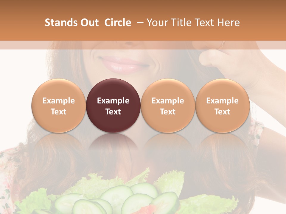 Summer Funny Salad PowerPoint Template