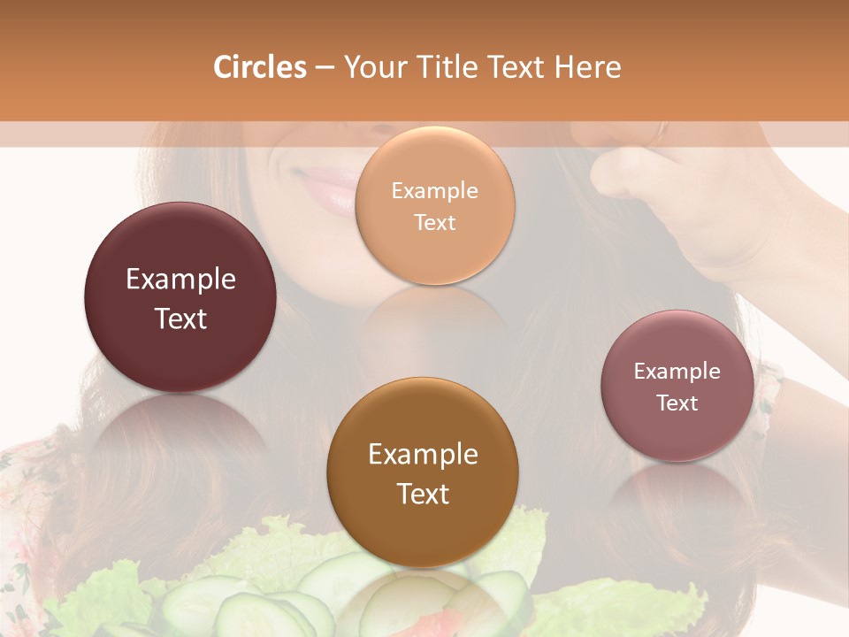 Summer Funny Salad PowerPoint Template