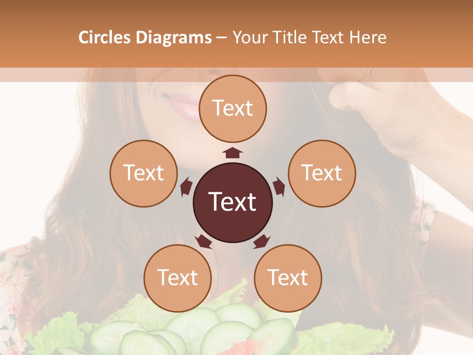 Summer Funny Salad PowerPoint Template