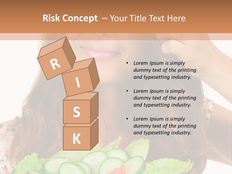 Summer Funny Salad PowerPoint Template