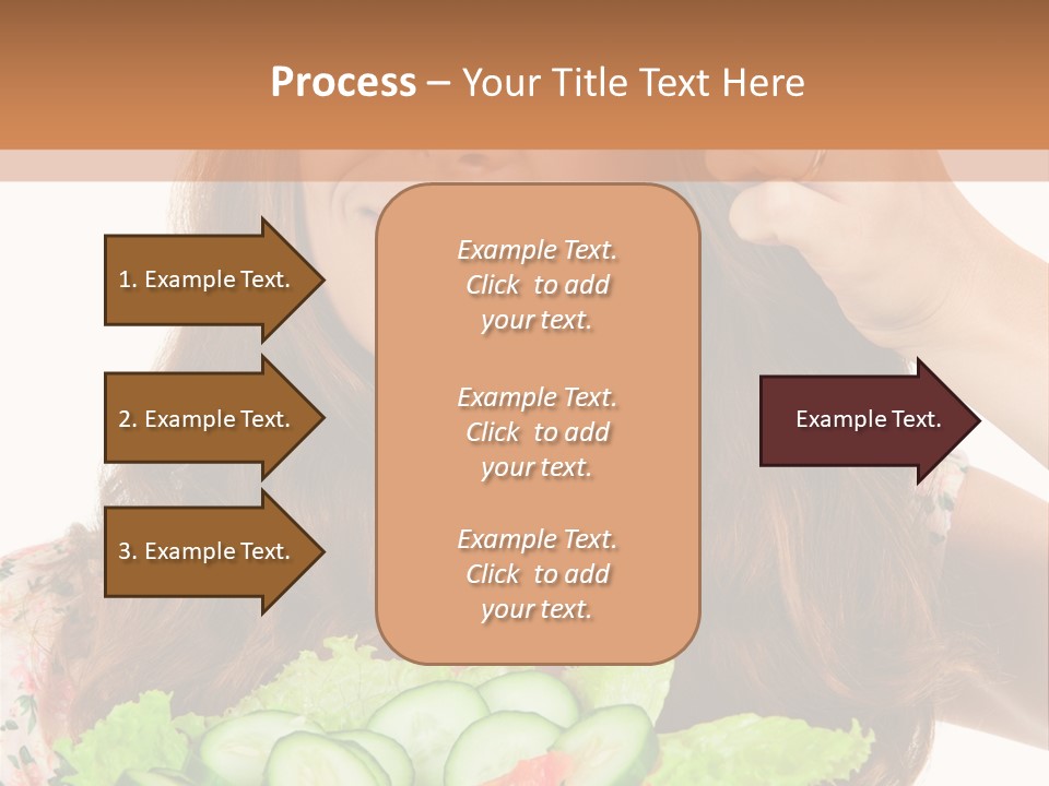 Summer Funny Salad PowerPoint Template