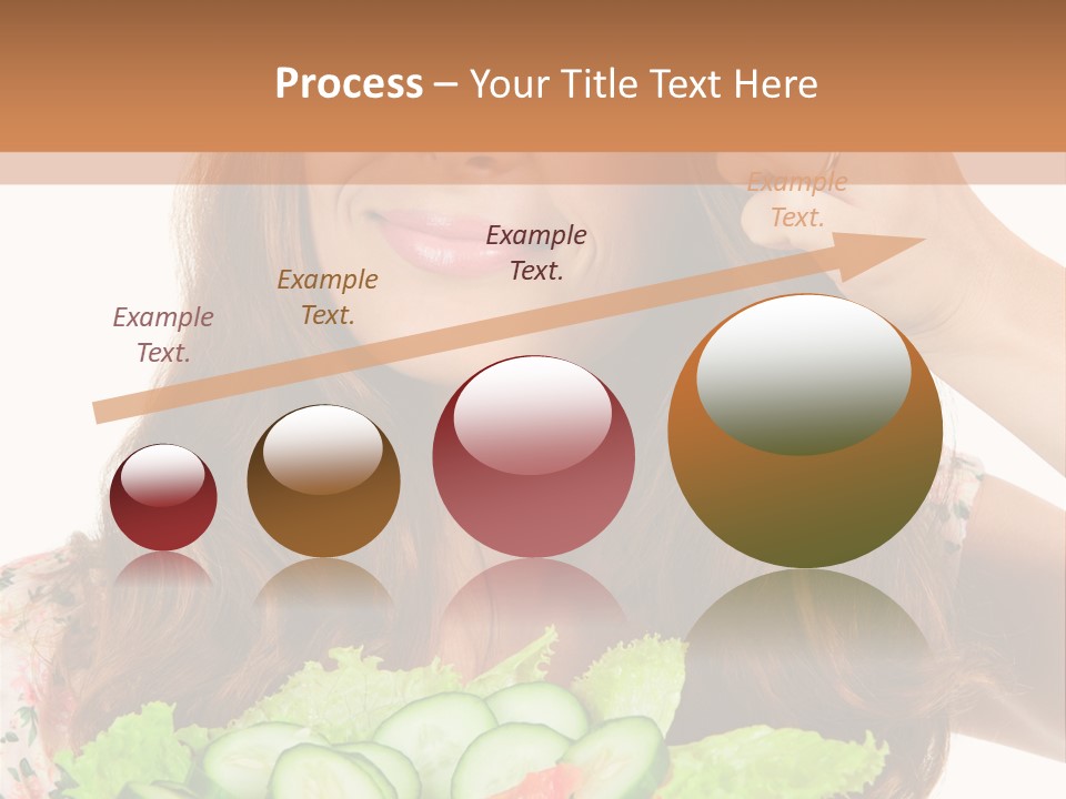 Summer Funny Salad PowerPoint Template