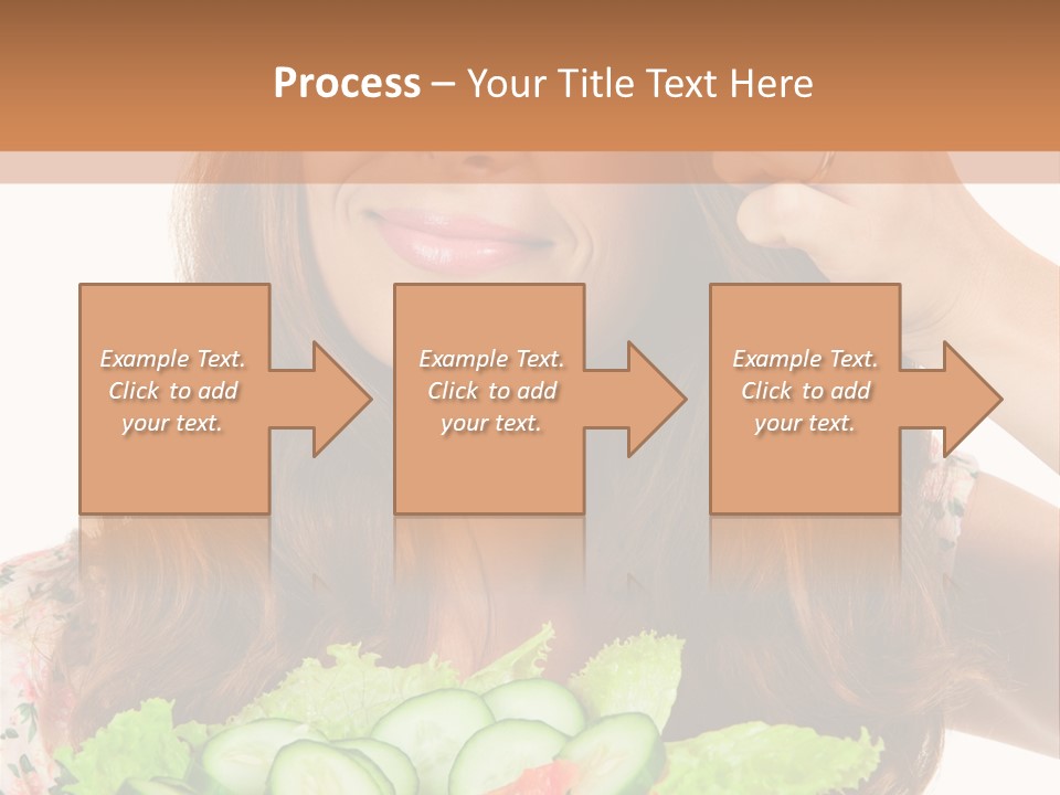 Summer Funny Salad PowerPoint Template