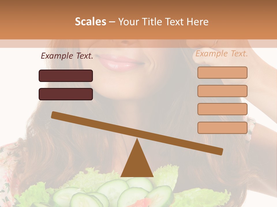 Summer Funny Salad PowerPoint Template