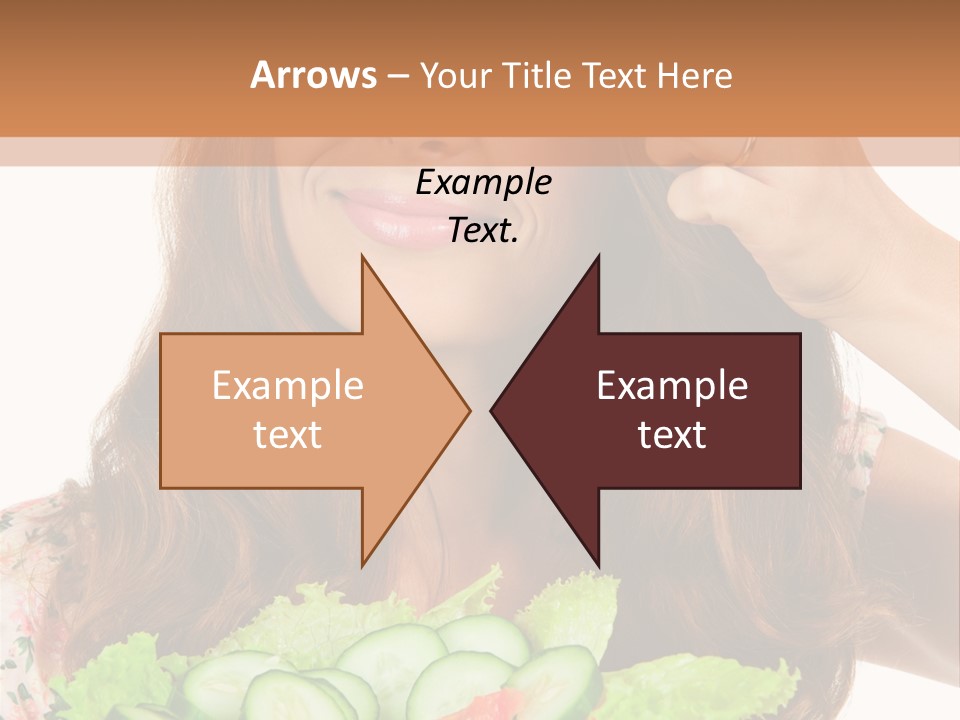 Summer Funny Salad PowerPoint Template