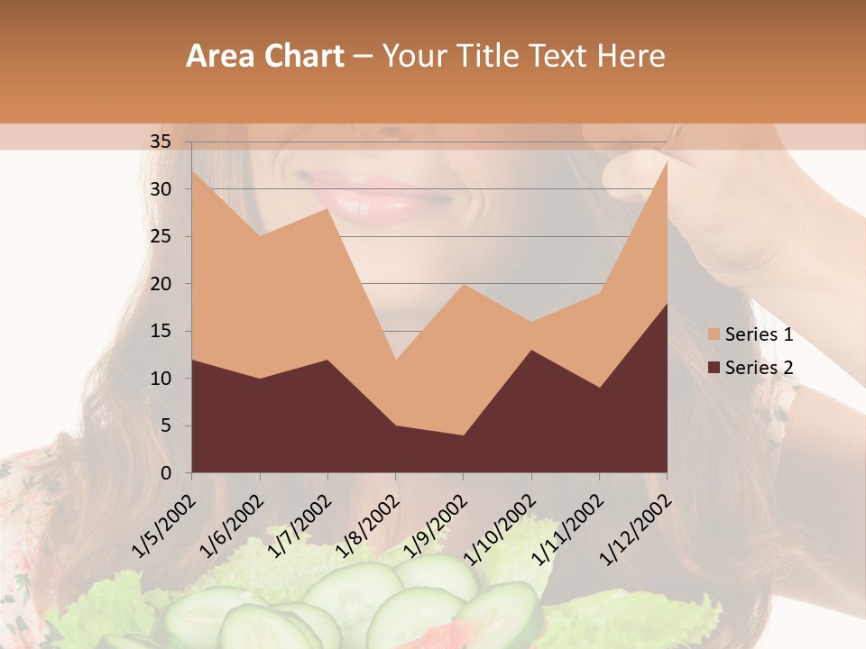 Summer Funny Salad PowerPoint Template