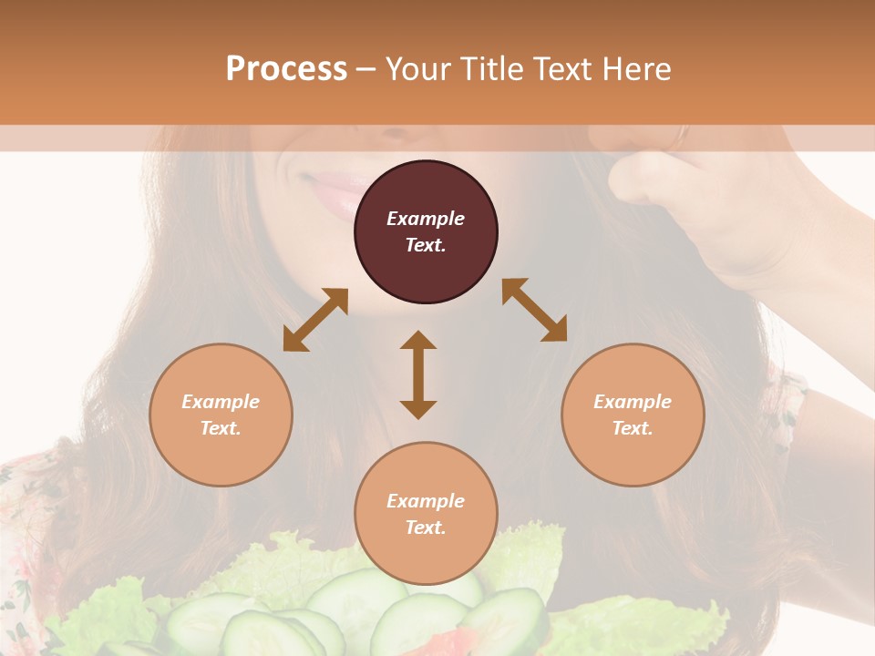 Summer Funny Salad PowerPoint Template