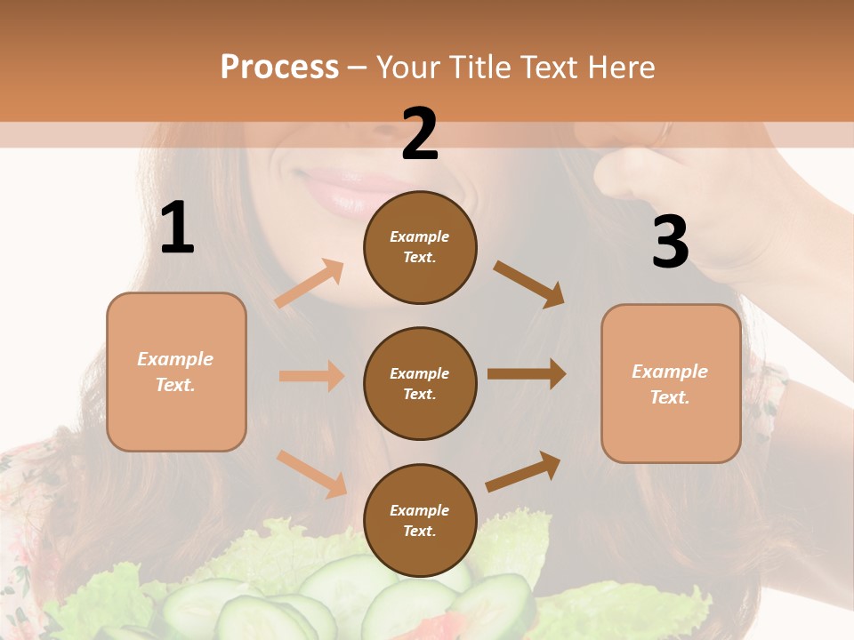 Summer Funny Salad PowerPoint Template