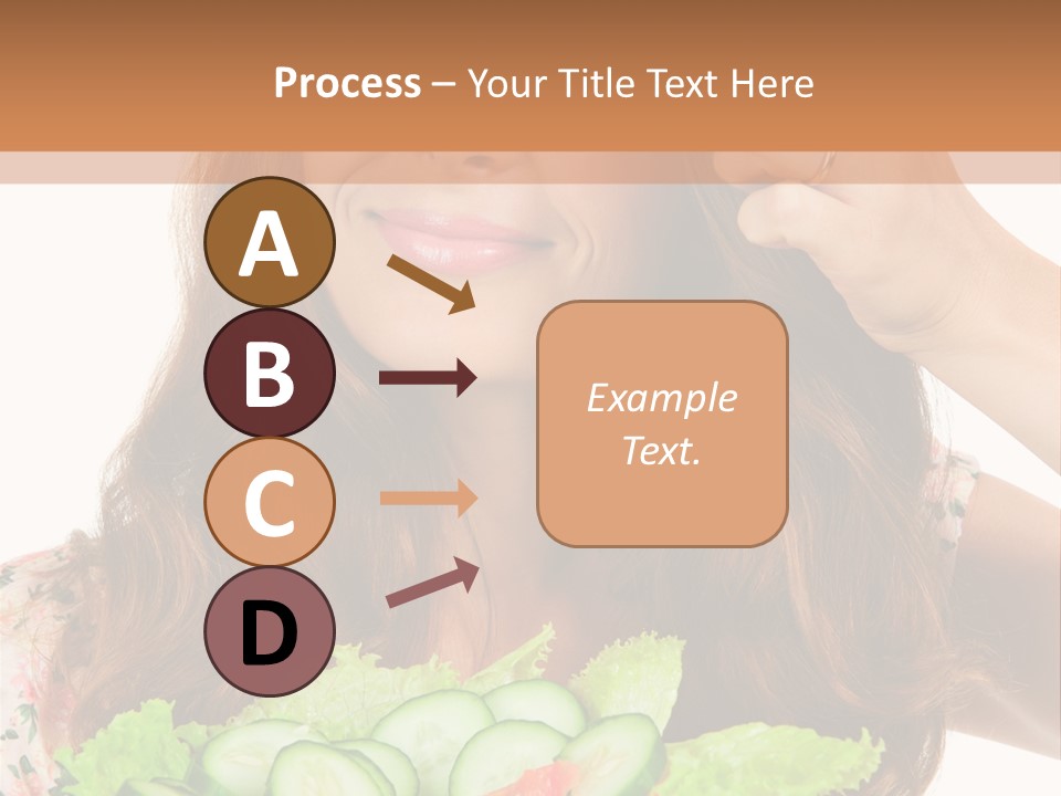 Summer Funny Salad PowerPoint Template