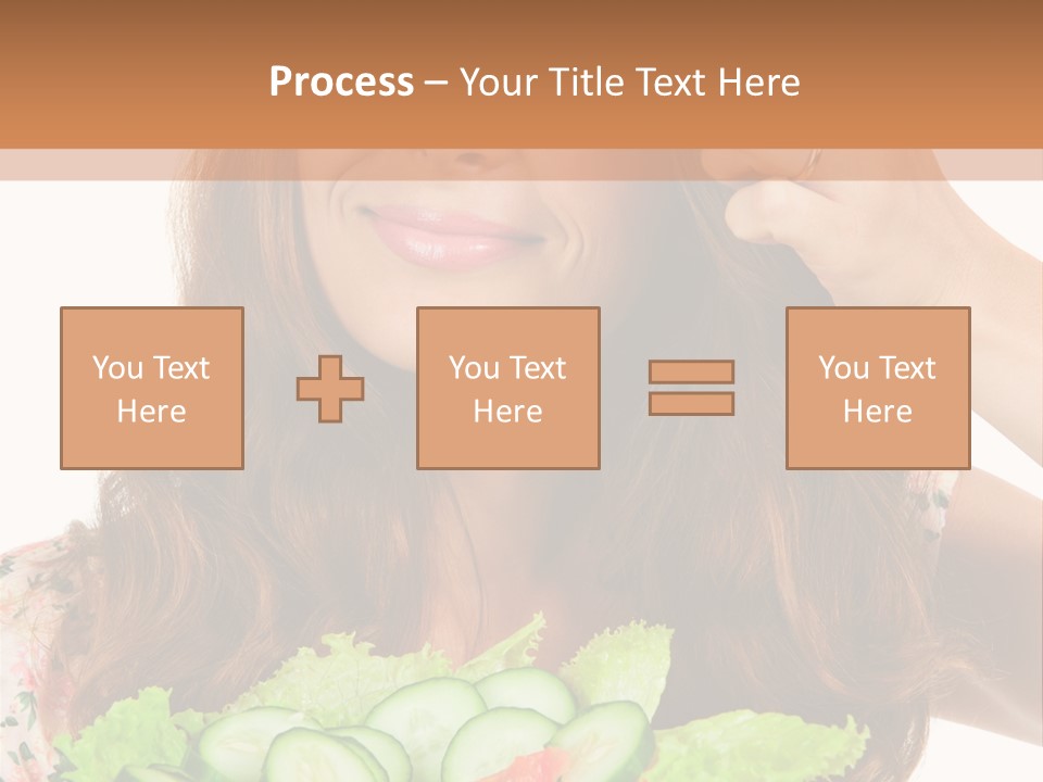 Summer Funny Salad PowerPoint Template