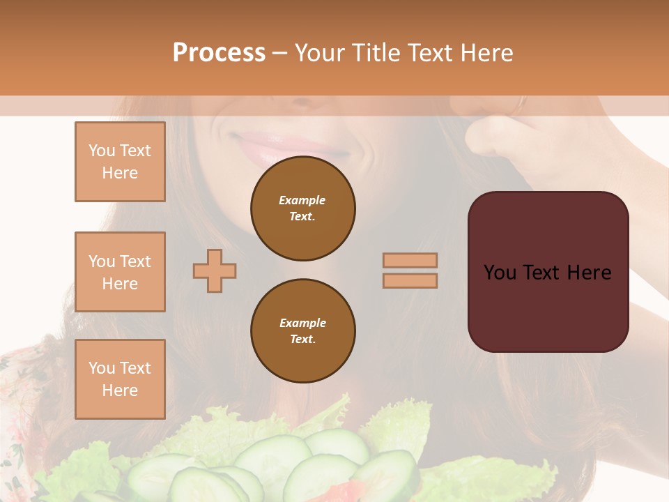 Summer Funny Salad PowerPoint Template